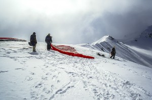 Janey paragliding